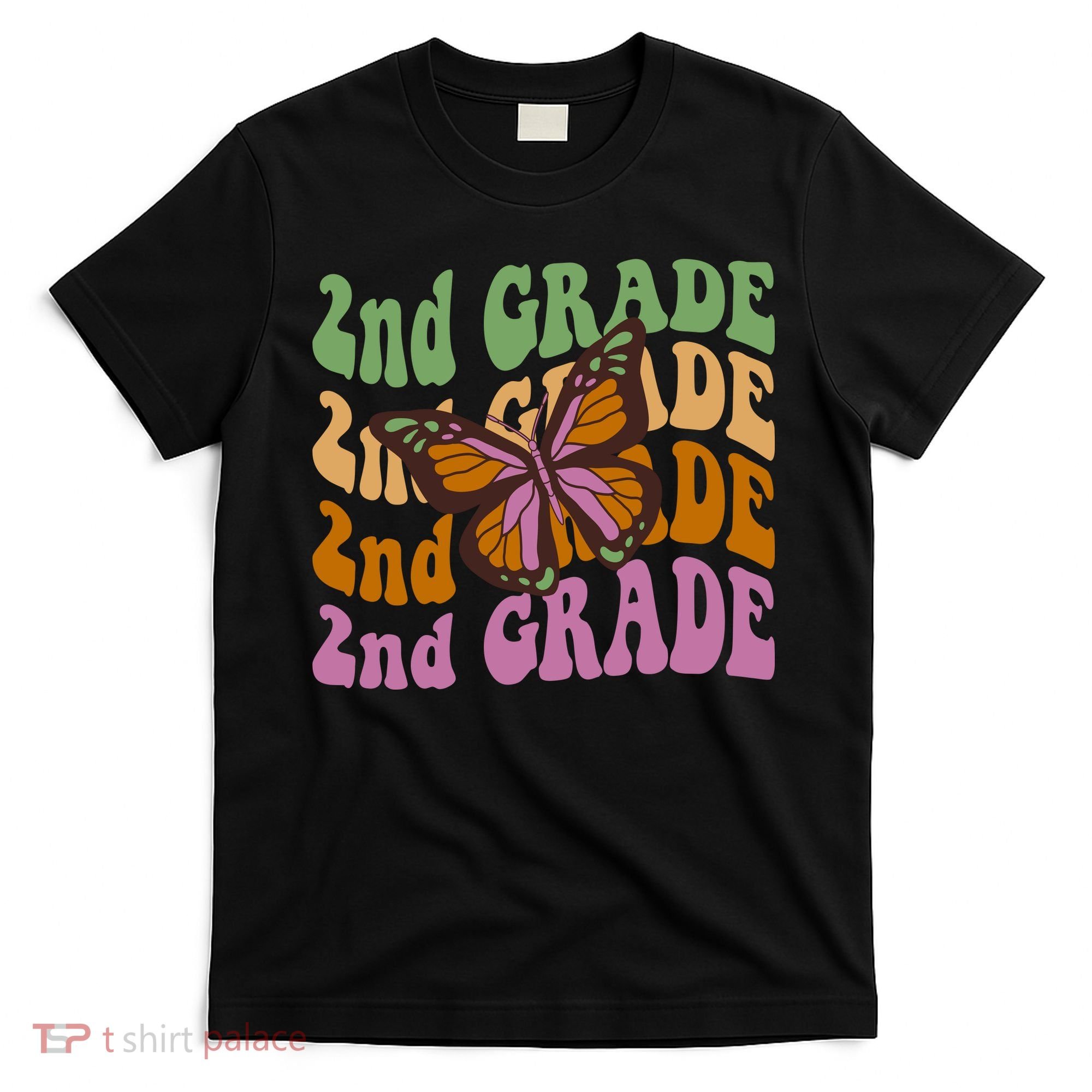 Cute 2nd Grade Butterfly T-Shirt