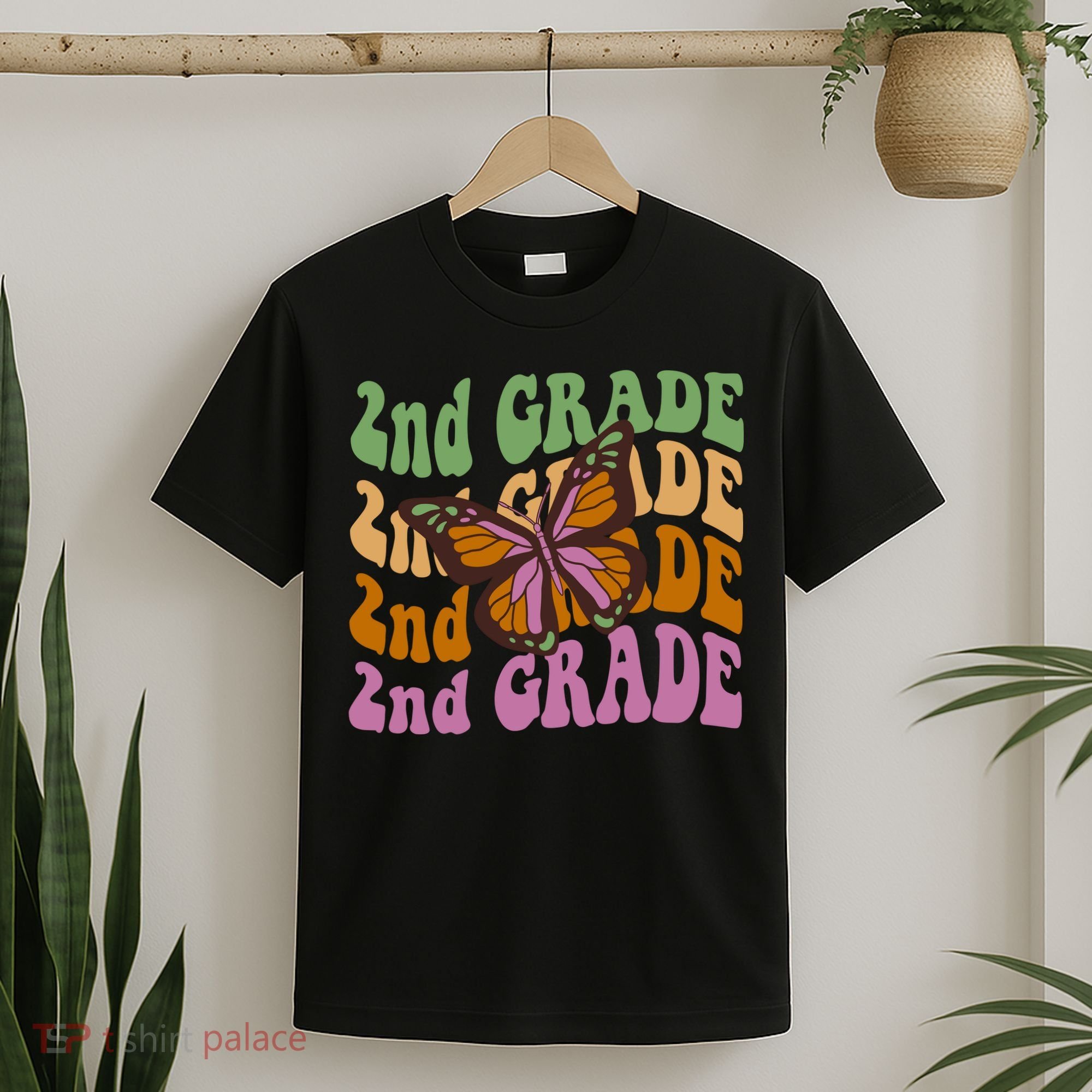 Cute 2nd Grade Butterfly T-Shirt