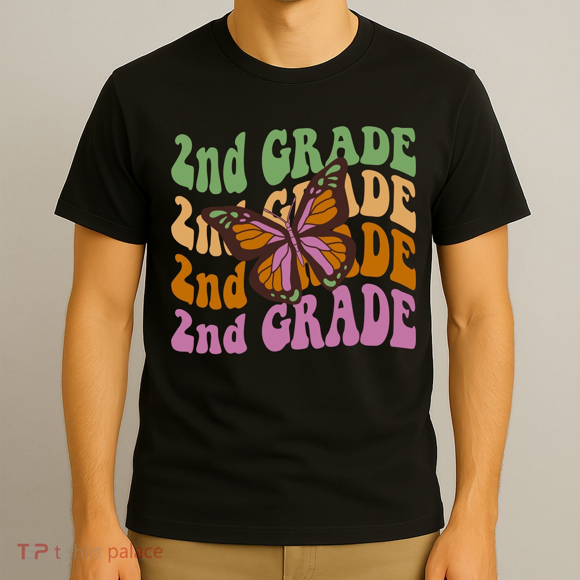 Cute 2nd Grade Butterfly T-Shirt