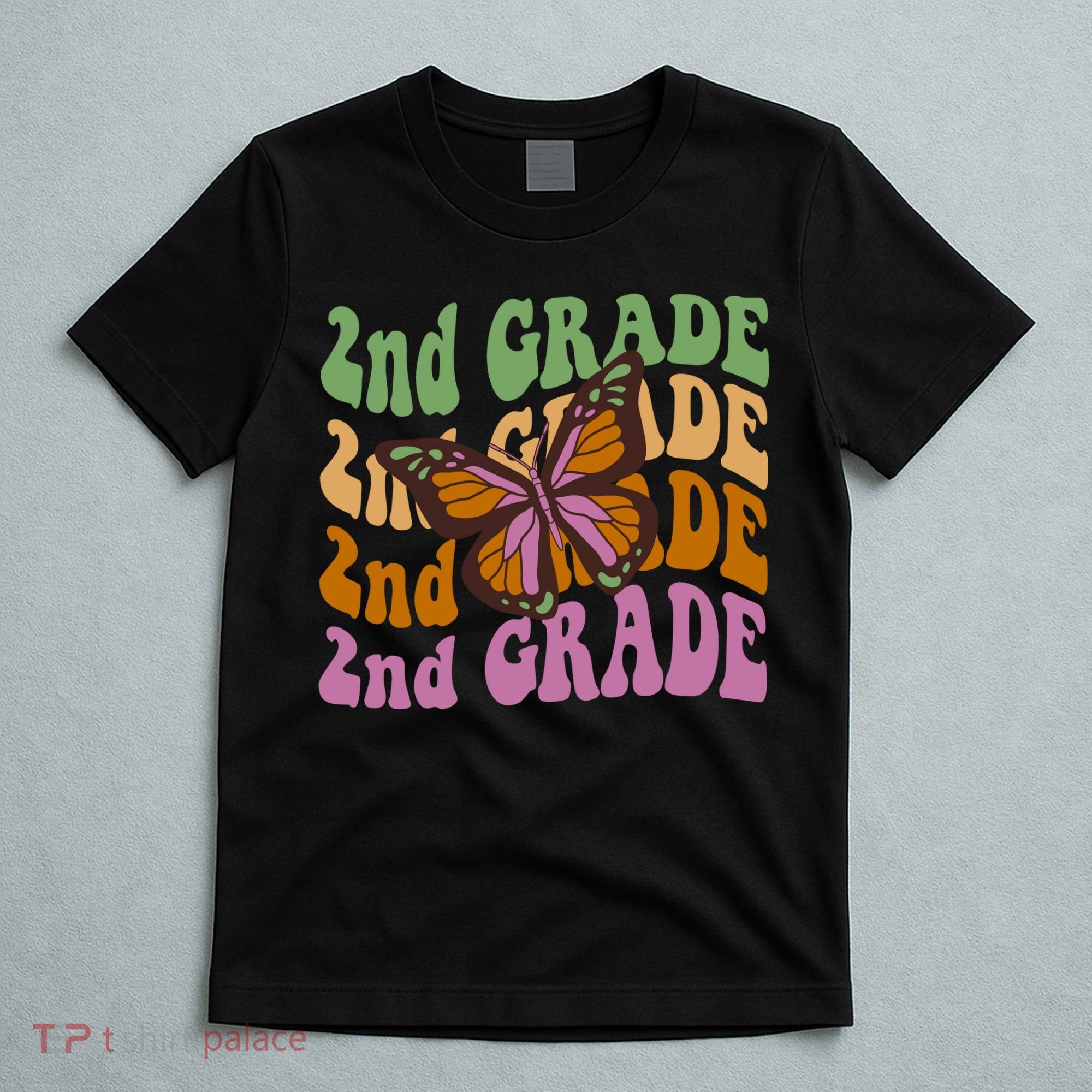 Cute 2nd Grade Butterfly T-Shirt