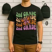 Cute 2nd Grade Butterfly T-Shirt thumb 6
