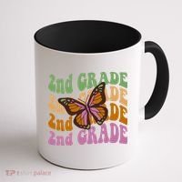 Cute 2nd Grade Butterfly Coffee Mug thumb 1