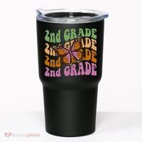 Cute 2nd Grade Butterfly Tumbler thumb 0