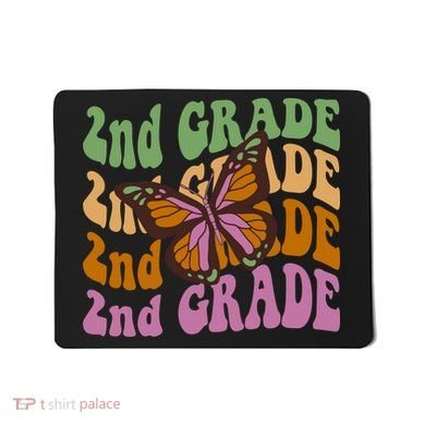 Cute 2nd Grade Butterfly Mousepad