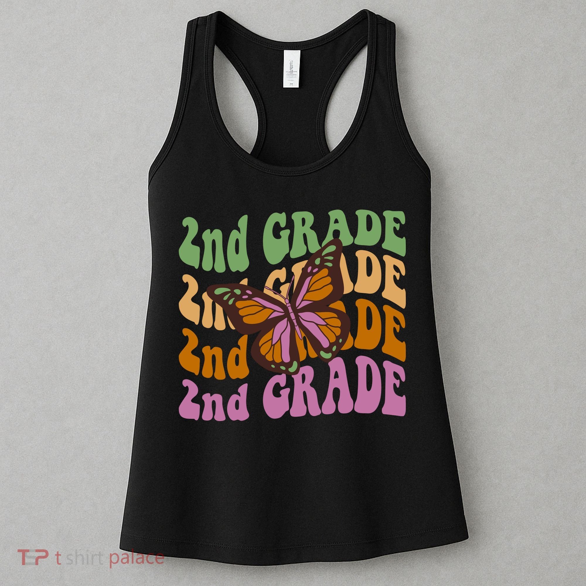 Cute 2nd Grade Butterfly Women's Tank Top