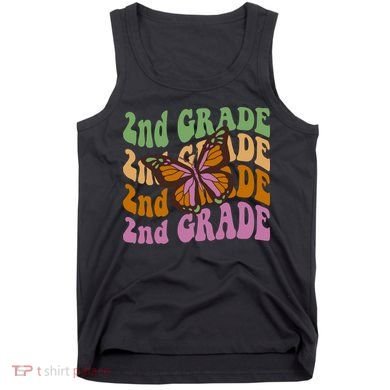 Cute 2nd Grade Butterfly Tank Top