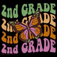Cute 2nd Grade Butterfly Women's Long Sleeve Shirt thumb 2
