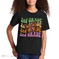 Cute 2nd Grade Butterfly Kids T-Shirt thumb 2