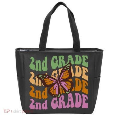 Cute 2nd Grade Butterfly Tote Bag