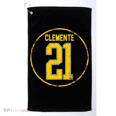 Clemente 21 Pittsburgh Golf Towel