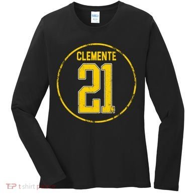 Clemente 21 Pittsburgh Women's Long Sleeve Shirt
