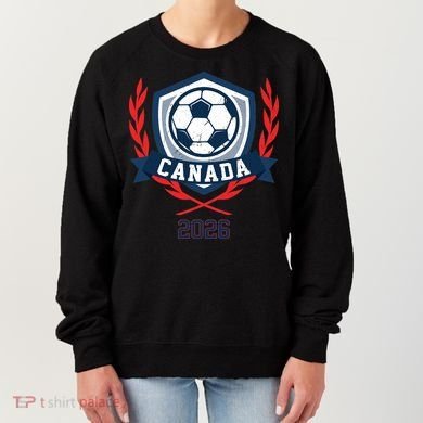 Canada 2026 Vintage Soccer Crest Women's Sweatshirt