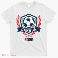 Canada 2026 Vintage Soccer Crest T-Shirt thumb 0