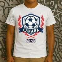 Canada 2026 Vintage Soccer Crest T-Shirt thumb 3