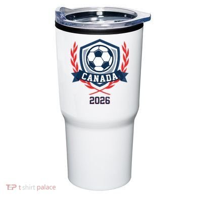 Canada 2026 Vintage Soccer Crest Tumbler