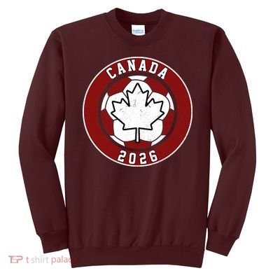Canada 2026 Vintage Soccer Emblem Sweatshirt