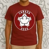 Canada 2026 Vintage Soccer Emblem T-Shirt thumb 3