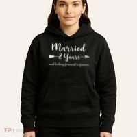 Cotton 2nd Wedding Anniversary Gifts Couples Him Her Hoodie thumb 5