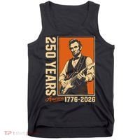 Celebrate 250 Years Of America Abraham Lincoln Tank Top thumb 0