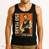 Celebrate 250 Years Of America Abraham Lincoln Tank Top thumb 3