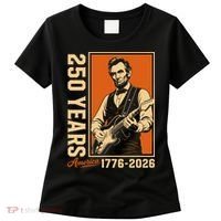 Celebrate 250 Years Of America Abraham Lincoln Women's T-Shirt thumb 0