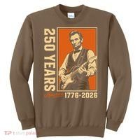 Celebrate 250 Years Of America Abraham Lincoln Sweatshirt thumb 0