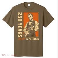 Celebrate 250 Years Of America Abraham Lincoln T-Shirt thumb 0