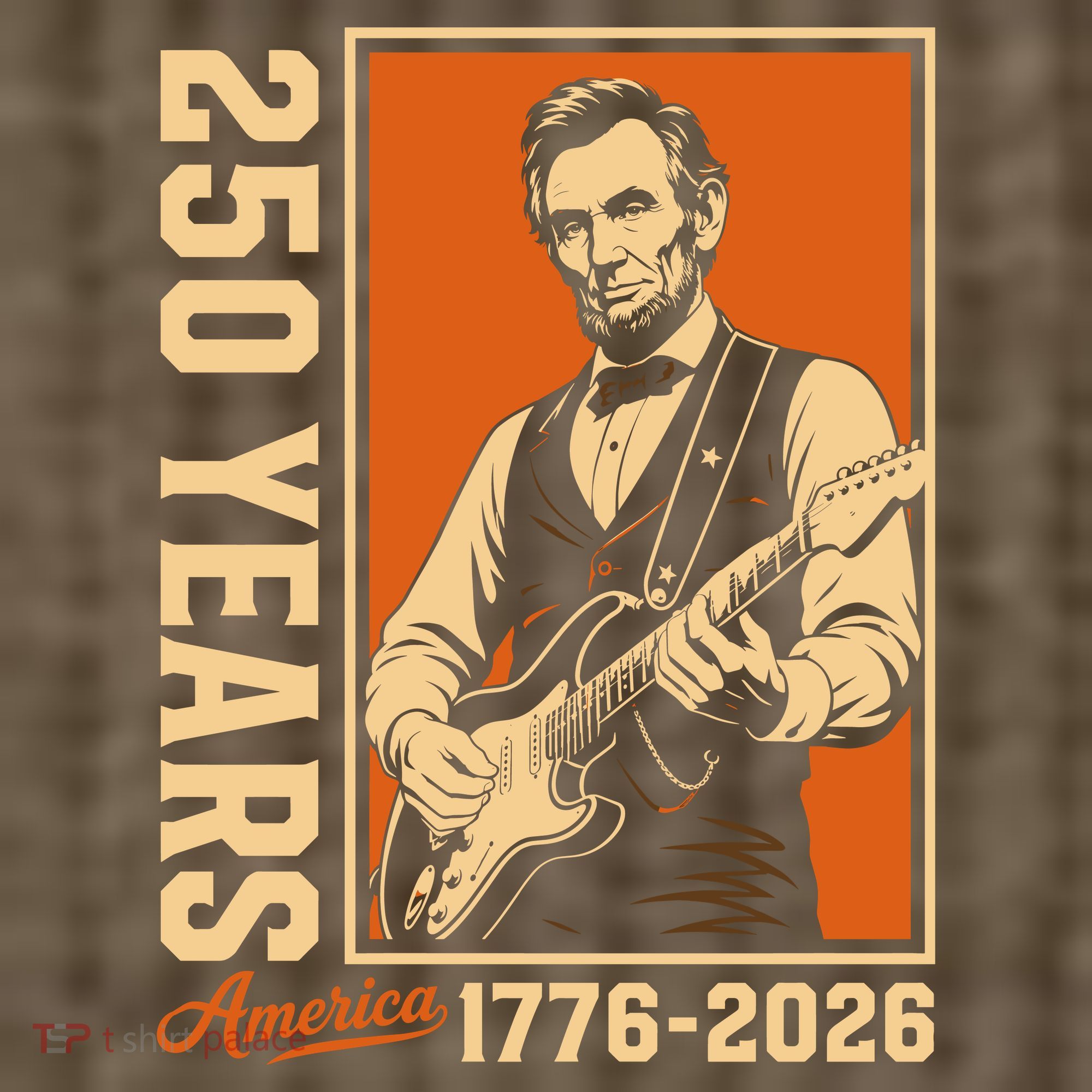Celebrate 250 Years Of America Abraham Lincoln T-Shirt