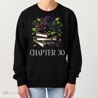 Chapter 30 30th Birthday Women Book Lovers Dark Romance  Women's Sweatshirt thumb 0