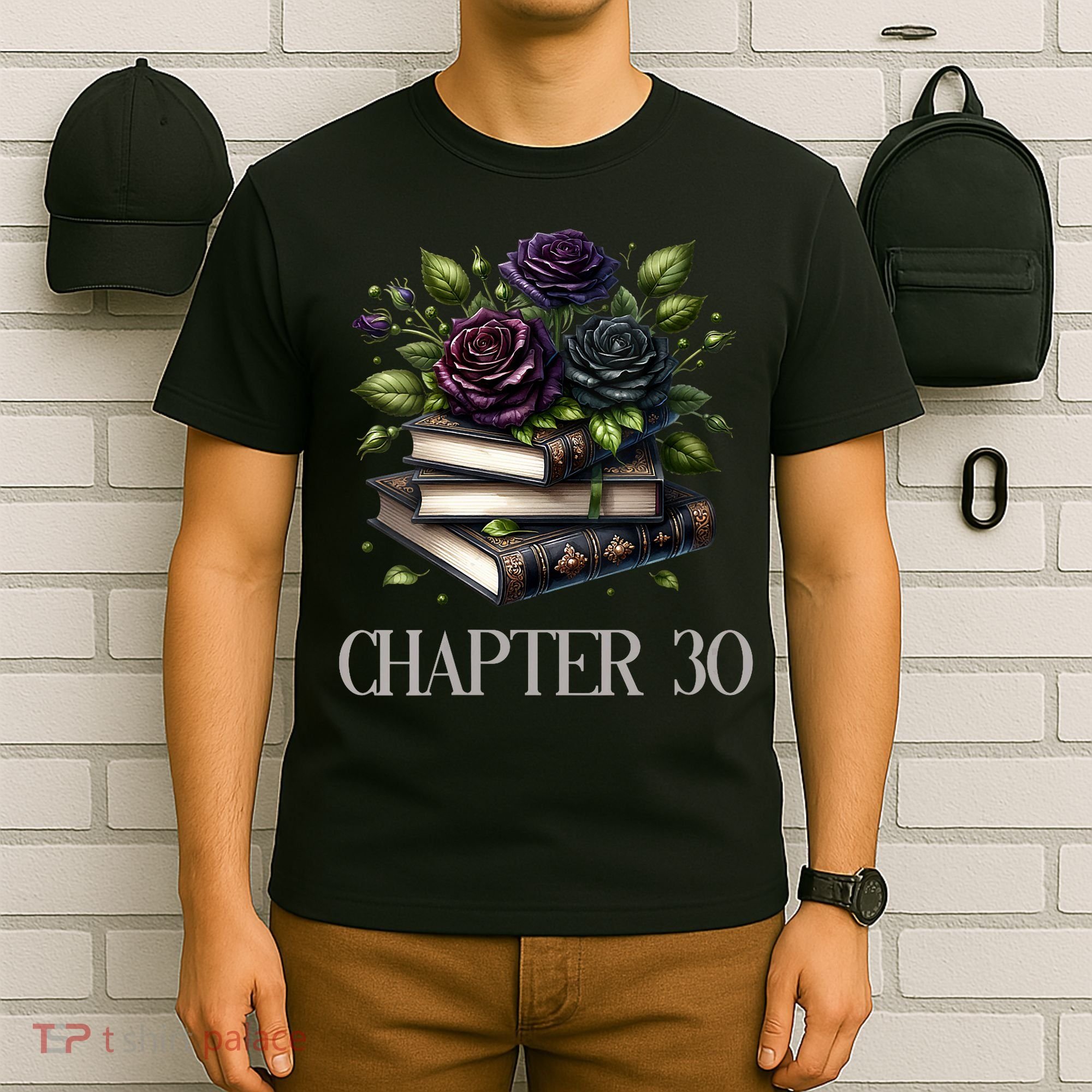Chapter 30 30th Birthday Women Book Lovers Dark Romance  T-Shirt