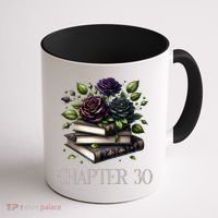 Chapter 30 30th Birthday Women Book Lovers Dark Romance  Coffee Mug thumb 1