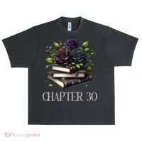 Chapter 30 30th Birthday Women Book Lovers Dark Romance  Urban Oversized Heavyweight T-Shirt thumb 0