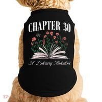 Chapter 30 A Literary Milestone Book Lover Hello 30 Gift Doggie Tank thumb 0