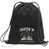 Chapter 30 A Literary Milestone Book Lover Hello 30 Gift Sweatshirt Cinch Pack Bag thumb 0