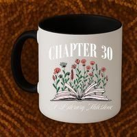 Chapter 30 A Literary Milestone Book Lover Hello 30 Gift Coffee Mug thumb 2