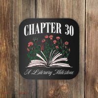 Chapter 30 A Literary Milestone Book Lover Hello 30 Gift Coaster thumb 0