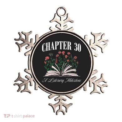 Chapter 30 A Literary Milestone Book Lover Hello 30 Gift Ornament