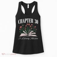 Chapter 30 A Literary Milestone Book Lover Hello 30 Gift Women's Tank Top thumb 0