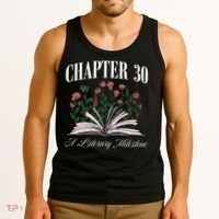 Chapter 30 A Literary Milestone Book Lover Hello 30 Gift Tank Top thumb 3