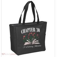 Chapter 30 A Literary Milestone Book Lover Hello 30 Gift Tote Bag thumb 2