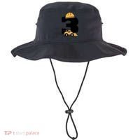  3rd Birthday Construction Gift For Birthday Boy Bucket Hat thumb 0