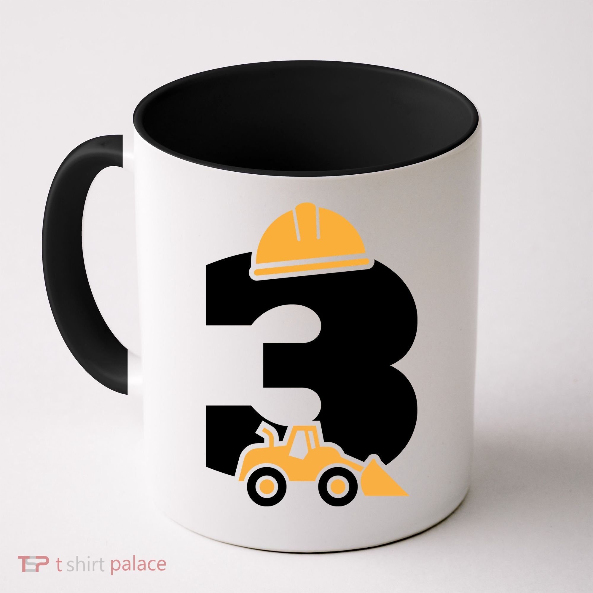  3rd Birthday Construction Gift For Birthday Boy Coffee Mug