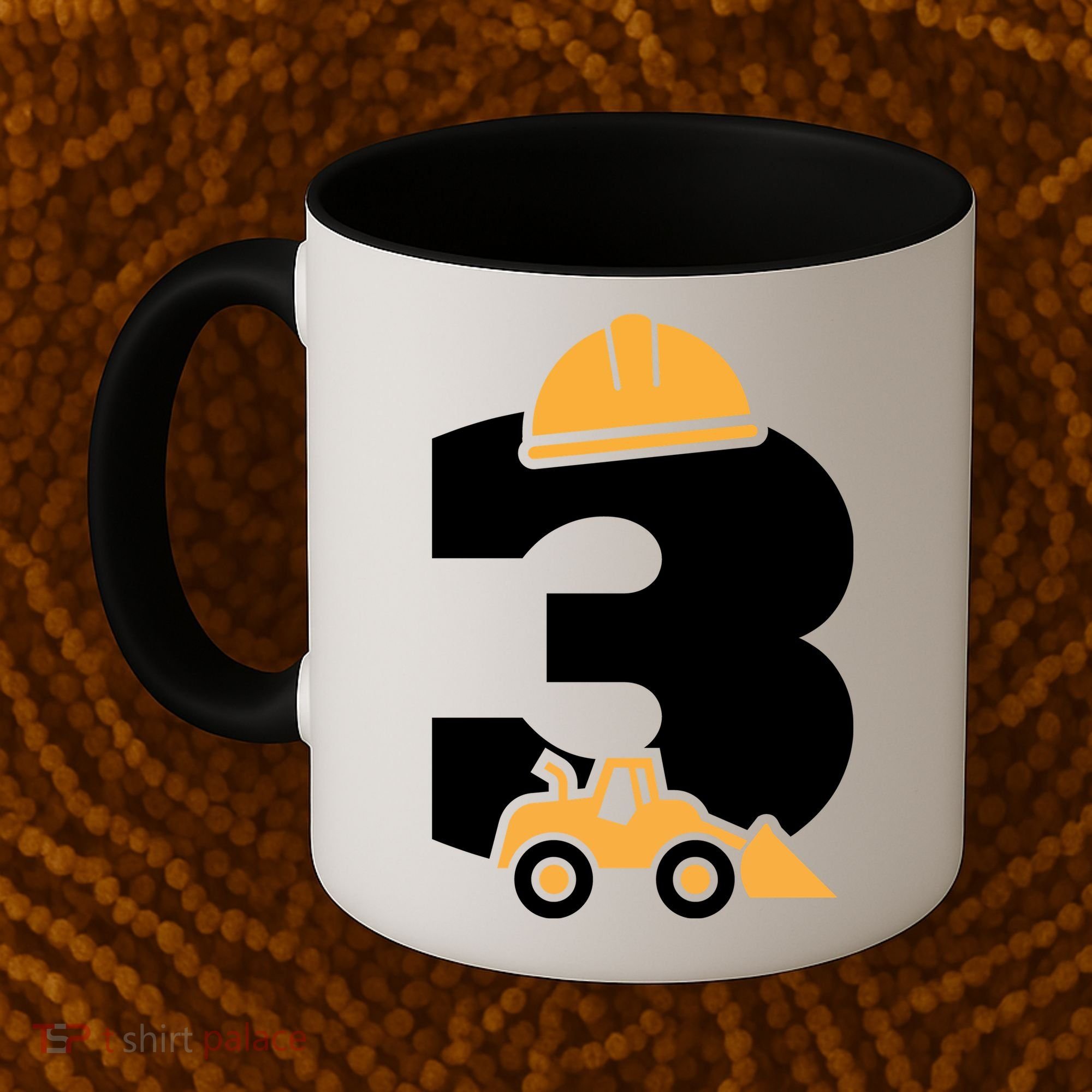  3rd Birthday Construction Gift For Birthday Boy Coffee Mug