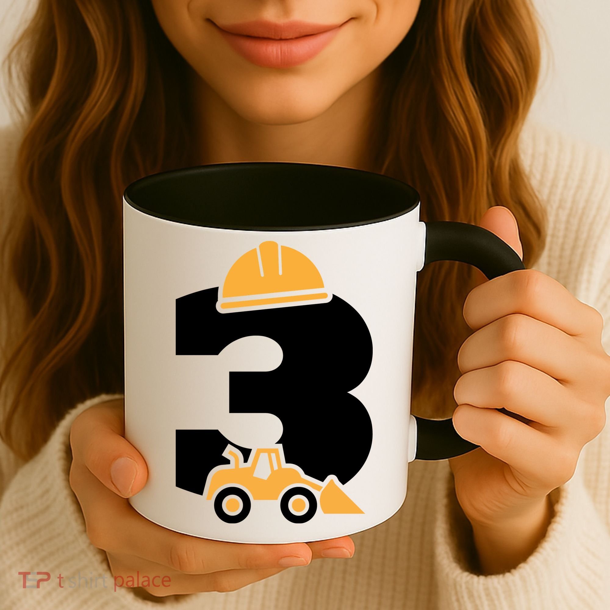  3rd Birthday Construction Gift For Birthday Boy Coffee Mug