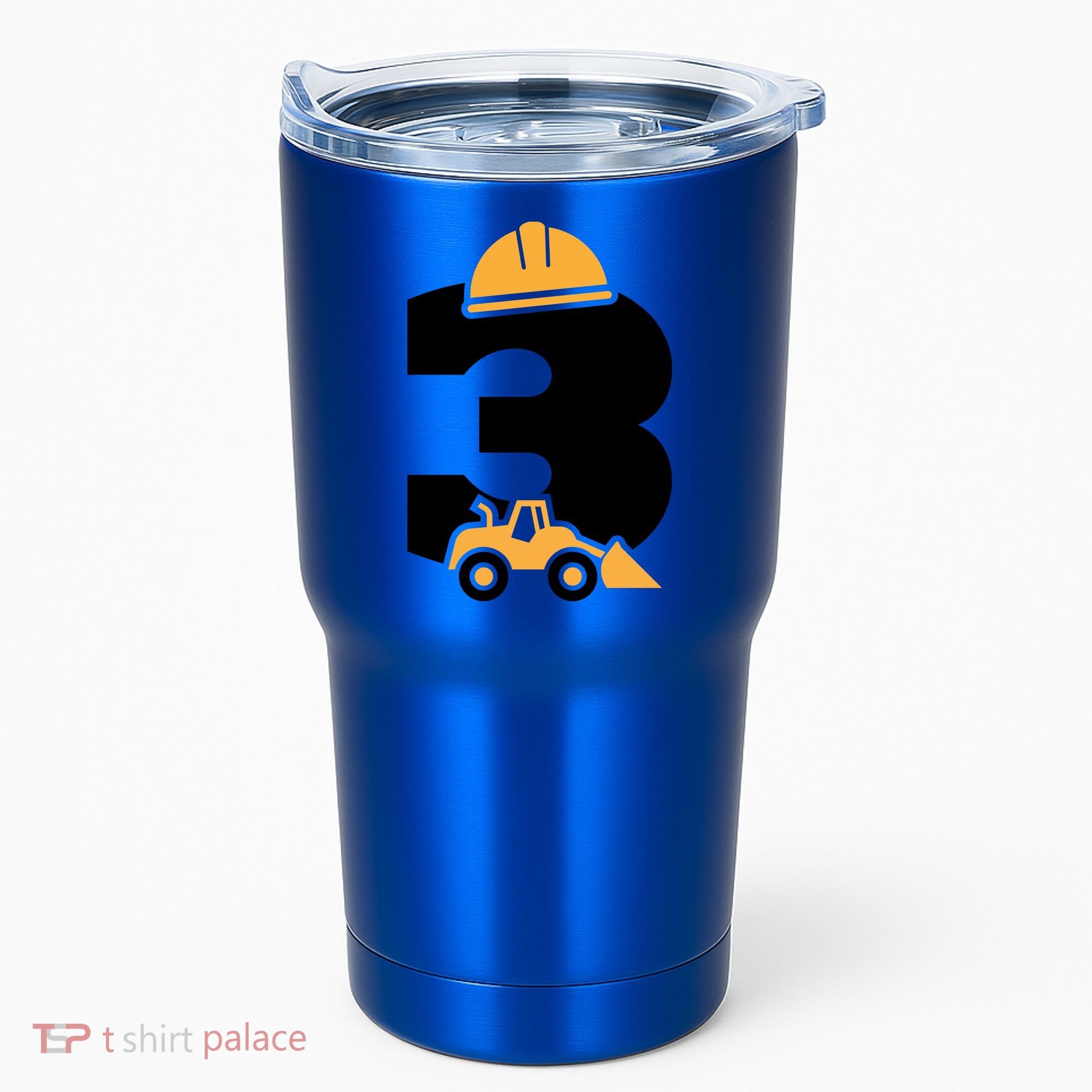  3rd Birthday Construction Gift For Birthday Boy Tumbler
