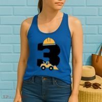  3rd Birthday Construction Gift For Birthday Boy Women's Tank Top thumb 2
