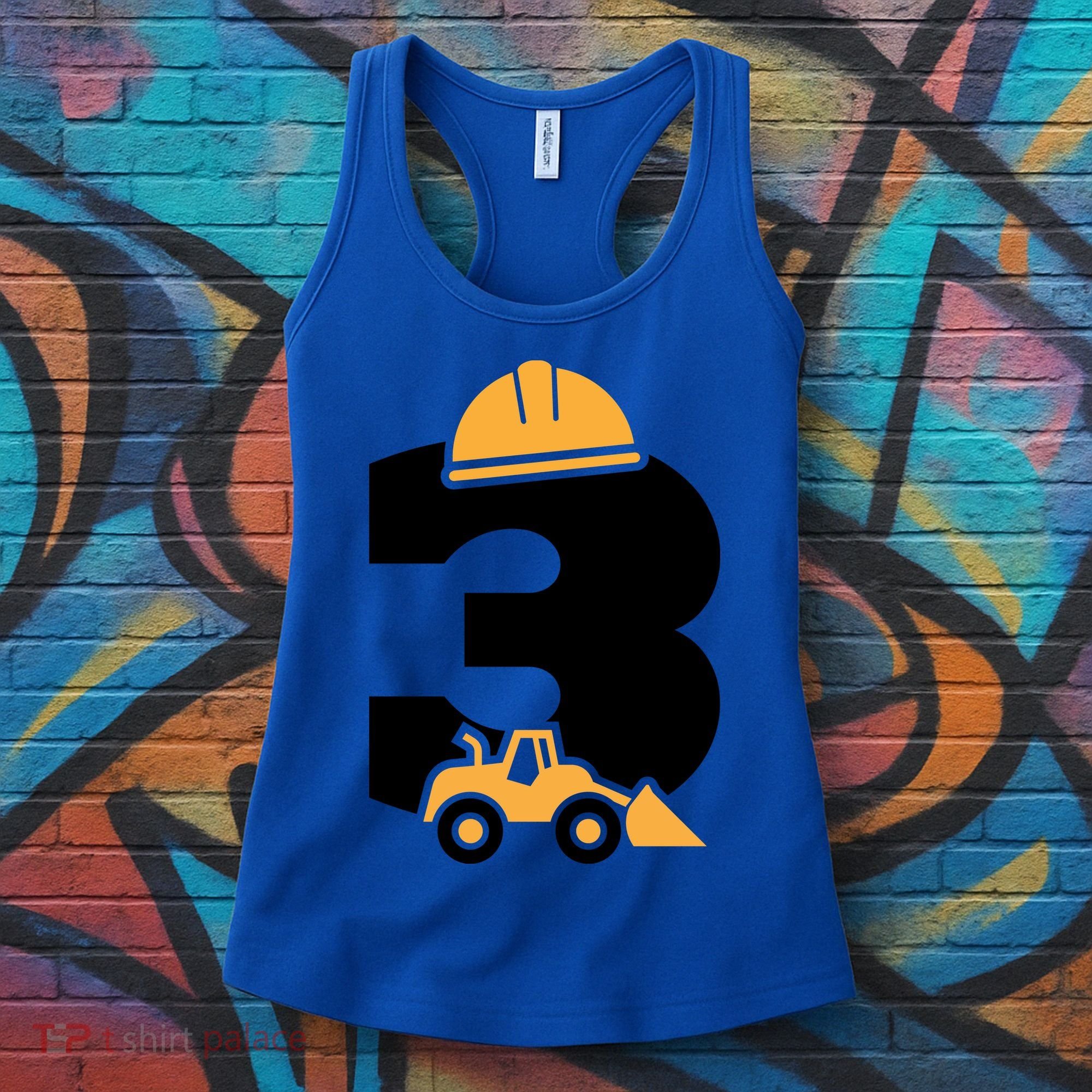  3rd Birthday Construction Gift For Birthday Boy Women's Tank Top
