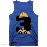 3rd Birthday Construction Gift For Birthday Boy Tank Top thumb 0