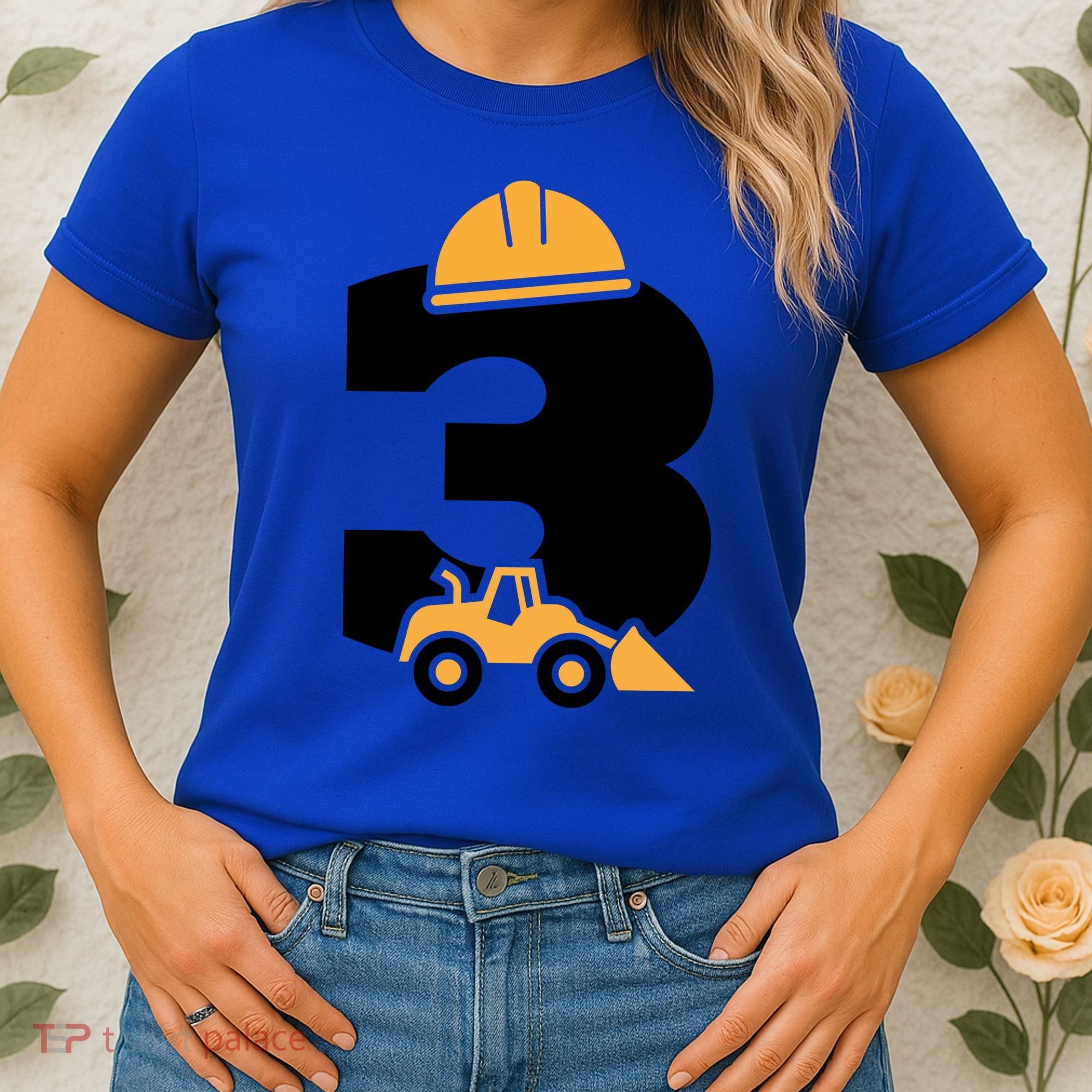  3rd Birthday Construction Gift For Birthday Boy Women's T-Shirt
