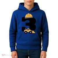  3rd Birthday Construction Gift For Birthday Boy Kids Hoodie thumb 4
